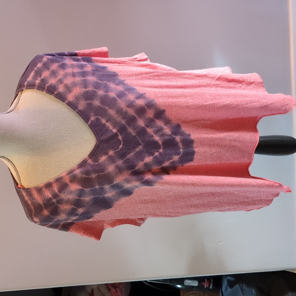 Free People We the Free Oversized Tie Dye Boho Top S